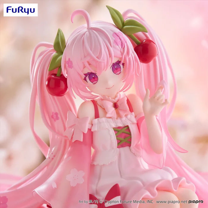 SAKURA MIKU 2025 Anime Noodle Stopper Figure (NEW) Hatsune Miku FuRyu Prize Figure