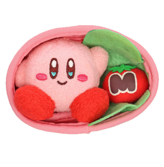 Kirby Diary Obento Plush Toy (Pink Kirby + Maxim Tomato) 3.9″ (NEW) FuRyu