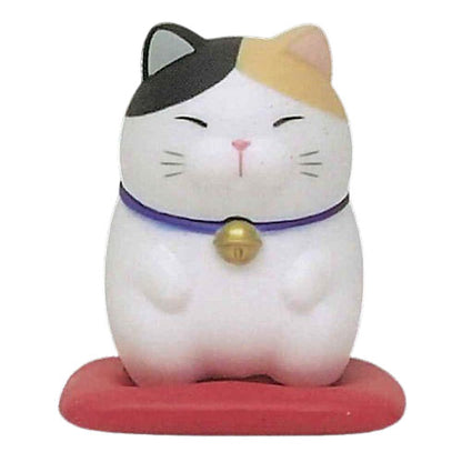 Sitting Lucky Cat Mini Figure Vol 2 (Higemanjyu Ozabu ni Seiza) [You Choose!]