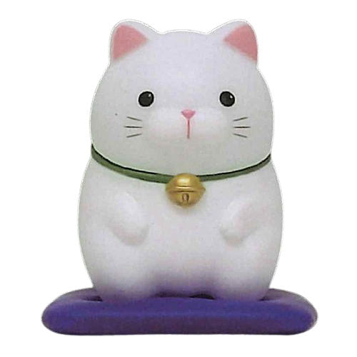 Sitting Lucky Cat Mini Figure Vol 2 (Higemanjyu Ozabu ni Seiza) [You Choose!]