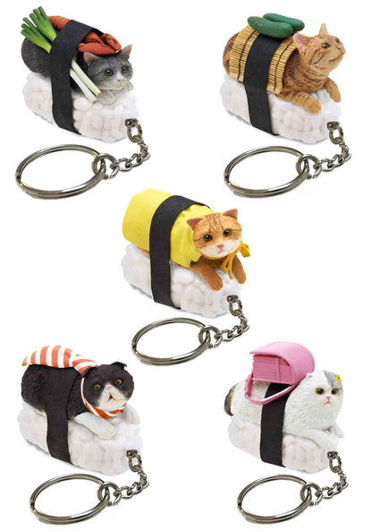 Sushi Cat (Nekozushi) Keyring Blind Box Version 1 [You Choose!]
