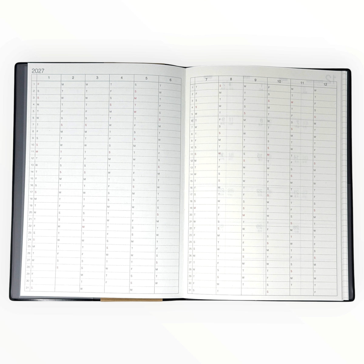 MUJI 2027 A5 Monthly & Weekly Planner