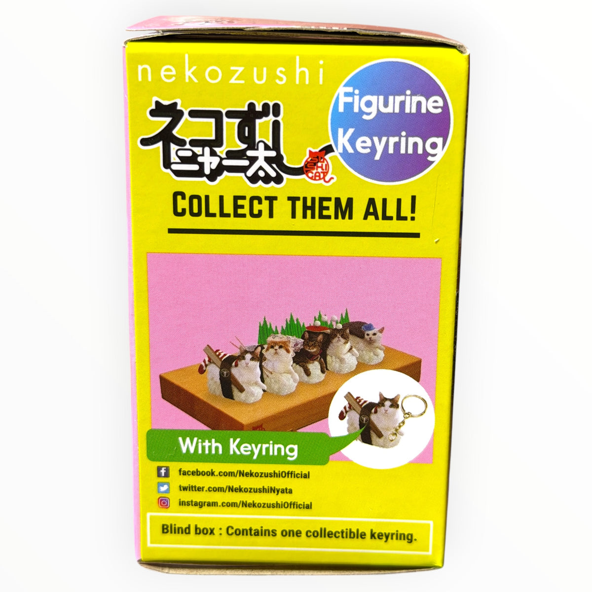 Sushi Cat (Nekozushi) Keyring Blind Box Version 2 [You Choose!]