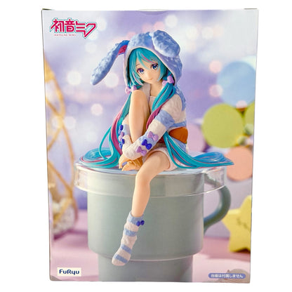 Hatsune Miku Bunny Ears in Blue Pajamas (Blue Version) FuRyu Noodle Stopper (NEW) 2025 Prize Figure