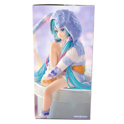 Hatsune Miku Bunny Ears in Blue Pajamas (Blue Version) FuRyu Noodle Stopper (NEW) 2025 Prize Figure