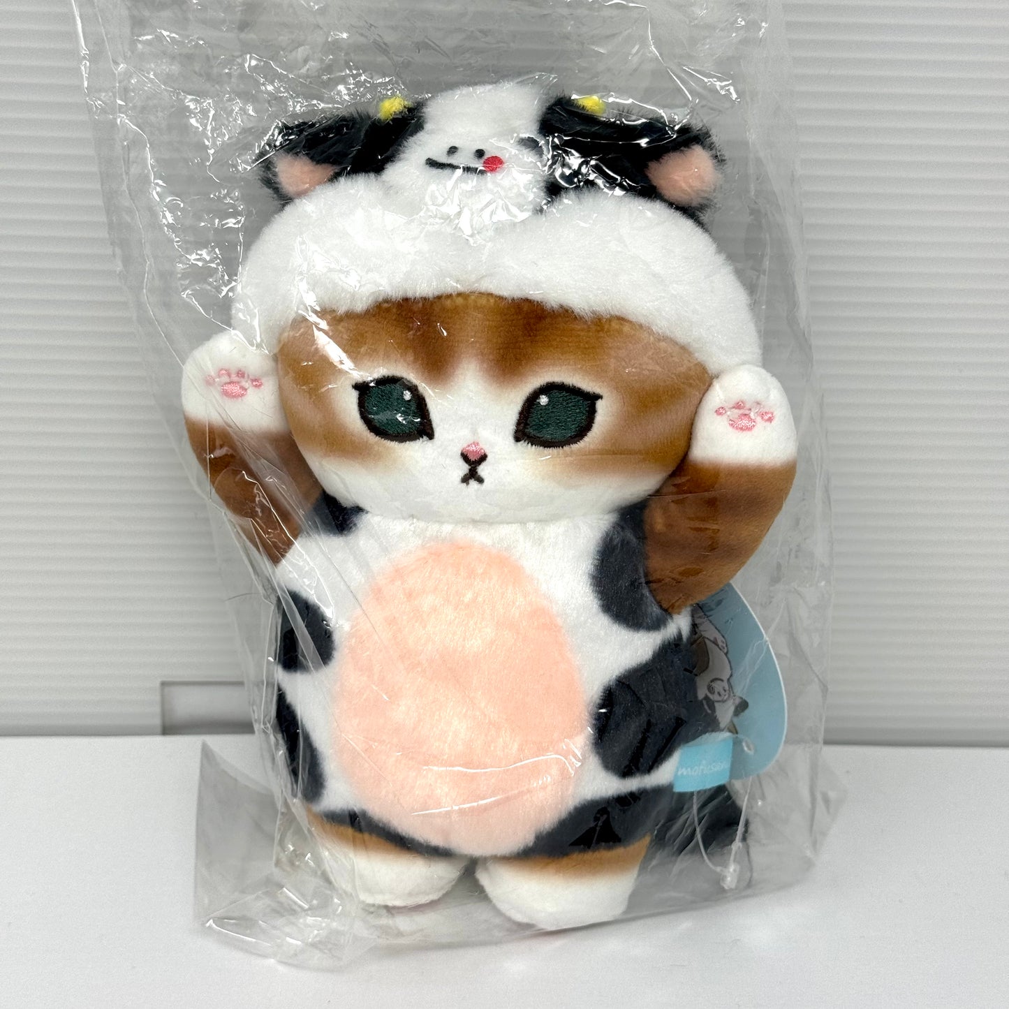 MOFUSAND COW CAT PLUSH 7" SS (NEW) Authentic Japanese Product - USA SHIP! NWT