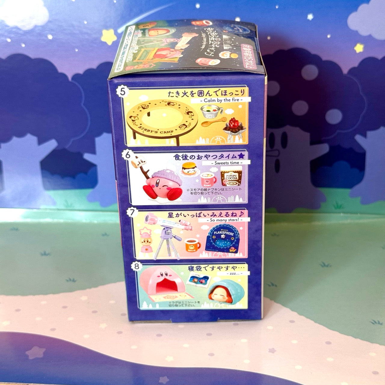 Kirby's Starry Sky Camp RE-MENT Miniature Collectible Box (NEW) 1 RANDOM SET