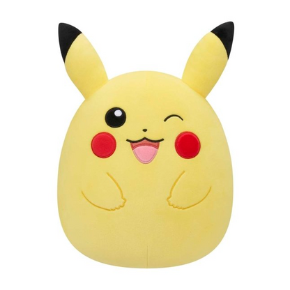 WINKING PIKACHU - 12" Squishmallow Exclusive (NEW) Pokemon Center 2023 - RARE