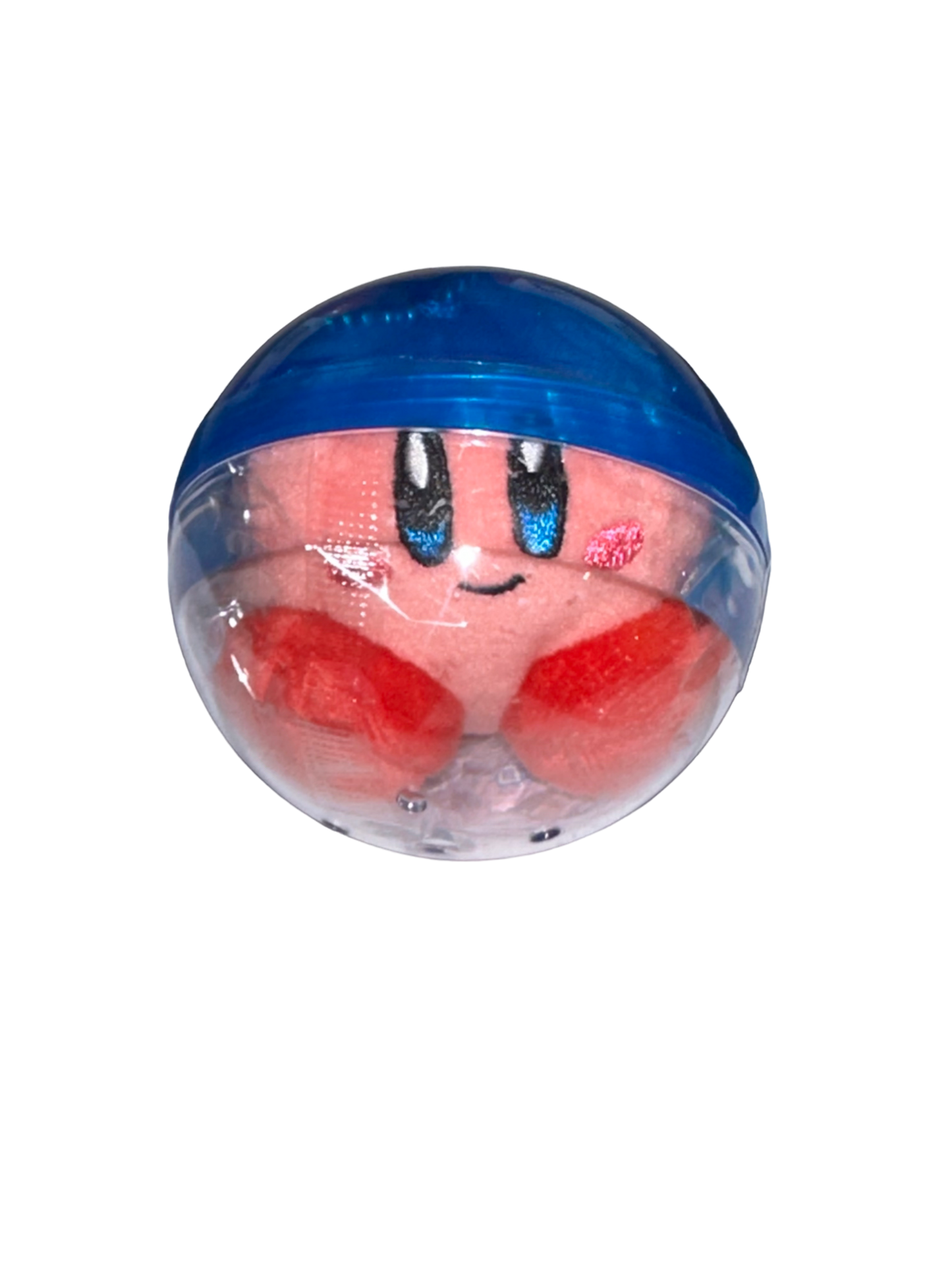 KIRBY SITTING DOWN - KIRBY'S DREAM LAND Gashapon Sitting Plush Mascot (NEW) USA