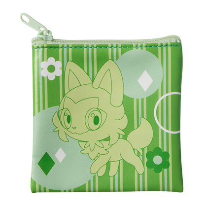 SPRIGATITO - Pokemon Pouch 4" x 4" Collection 5 BANDAI Gashapon (NEW) USA SHIP!