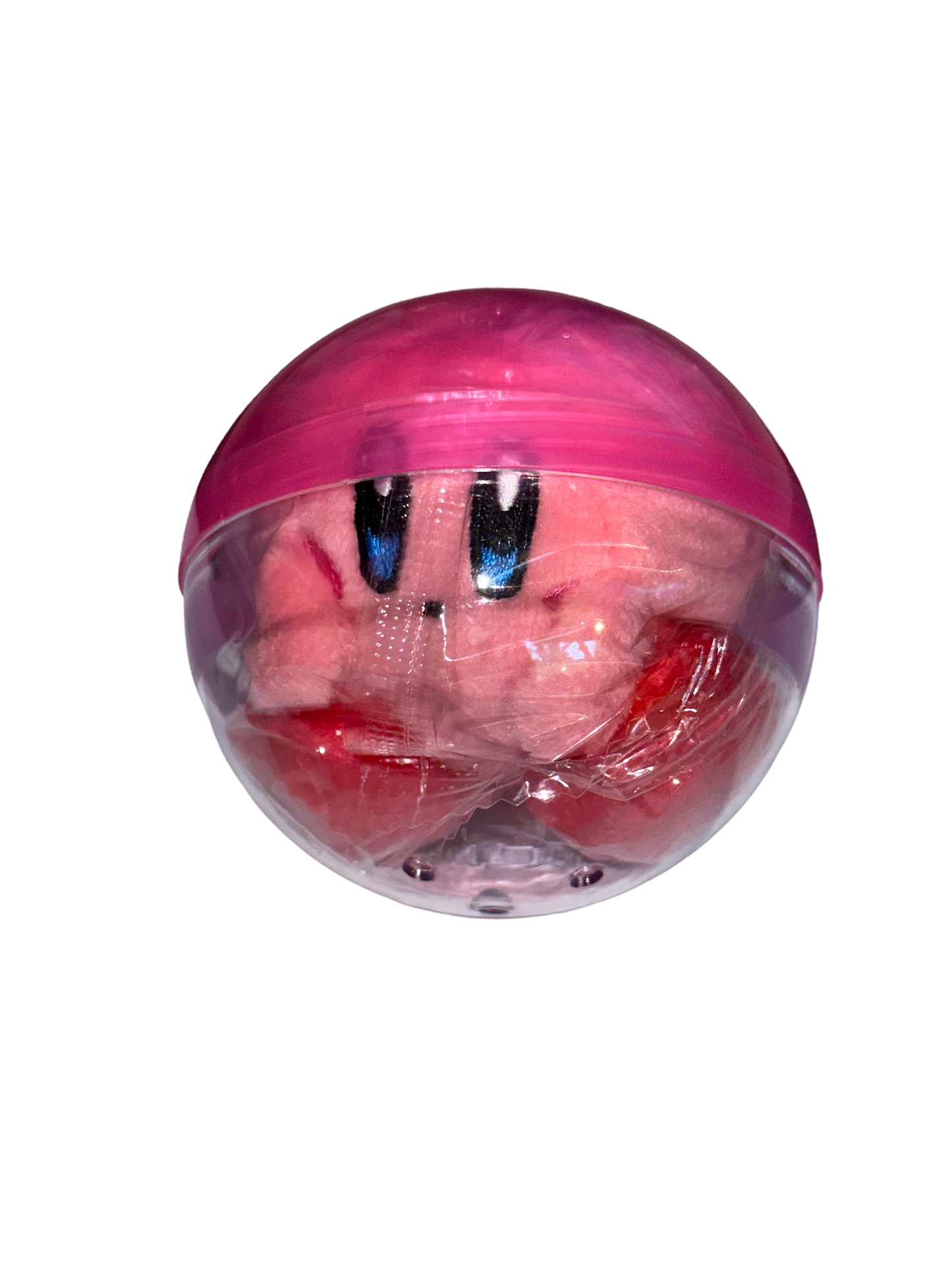 KIRBY HANDS ON FEET - KIRBY'S DREAM LAND Gashapon Sitting Plush Mascot (NEW) USA