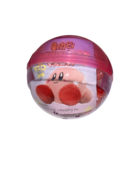 KIRBY HANDS ON FEET - KIRBY'S DREAM LAND Gashapon Sitting Plush Mascot (NEW) USA