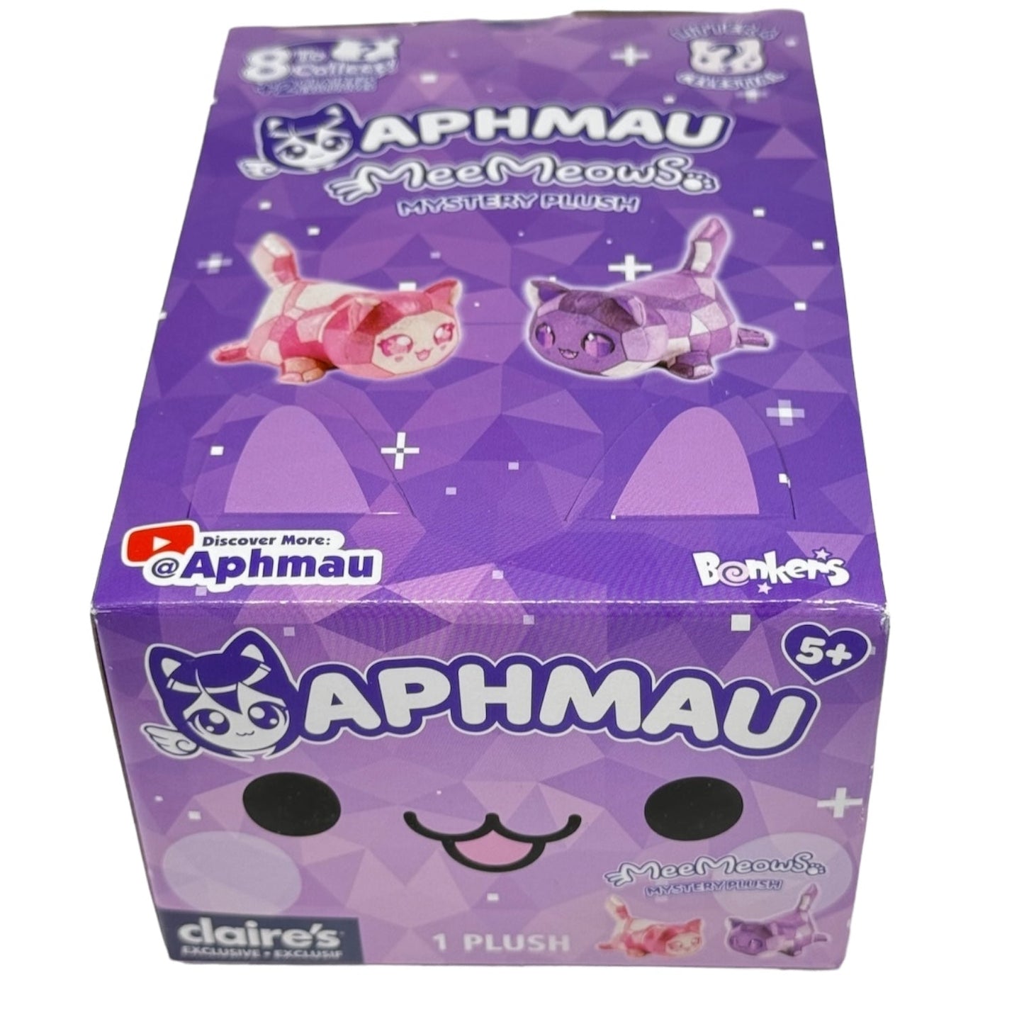 ROSE QUARTZ CAT - MeeMeows Litter 4 from Aphmau (NEW) HTF Claire's Exclusive!