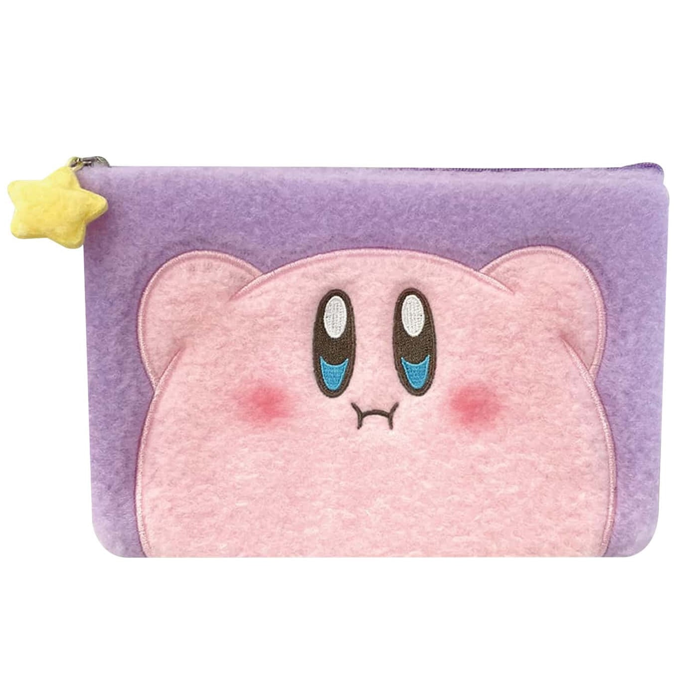 Kirby Fluffy Pouch (Hover) - 8.7" Bag for Small Items (NEW) SK JAPAN