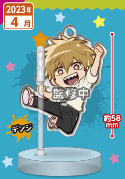 DENJI AKI & POWER - CHAINSAW MAN Decora PIC Figure STASTO STAND Gashapon (NEW)