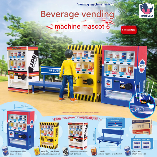 [PRE-ORDER] Beverage Vending Machine Vol. 6 Deluxe Gashapon (NEW) J Dream (Choose Your Own)