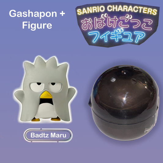 BADTZ MARU + Gashapon Capsule (NEW) Sanrio Let's Act Like Ghosts Figure