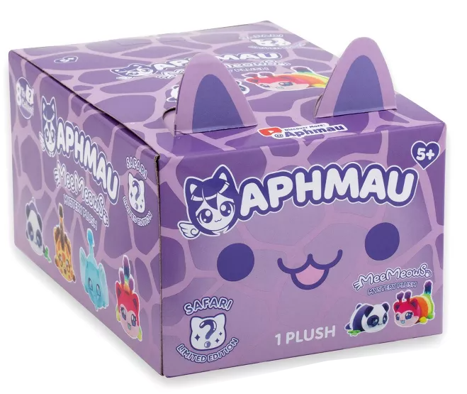 ZEBRA CAT - MeeMeows SAFARI Limited Edition from Aphmau (BRAND NEW) 6" Plush