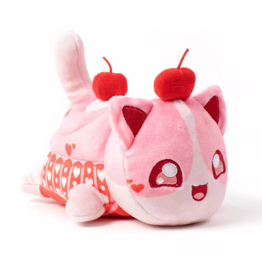 CHERRY CUPCAKE CAT - MeeMeows Litter 3 from Aphmau (BRAND NEW) Kitty Plushie!