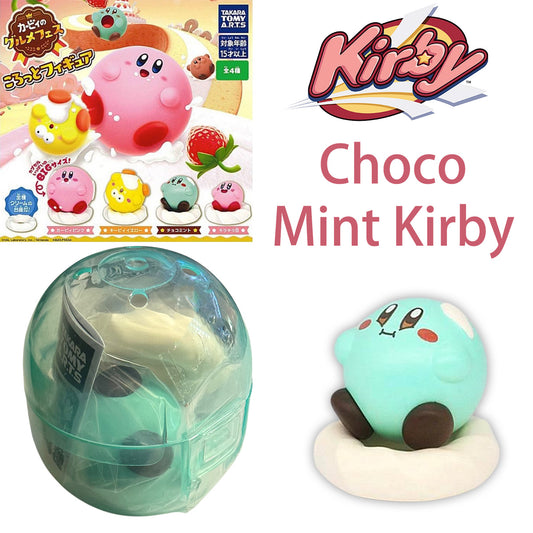 CHOCO MINT KIRBY - Kirby's Gourmet Fest / Dream Buffet Gashapon (NEW) w/ Capsule