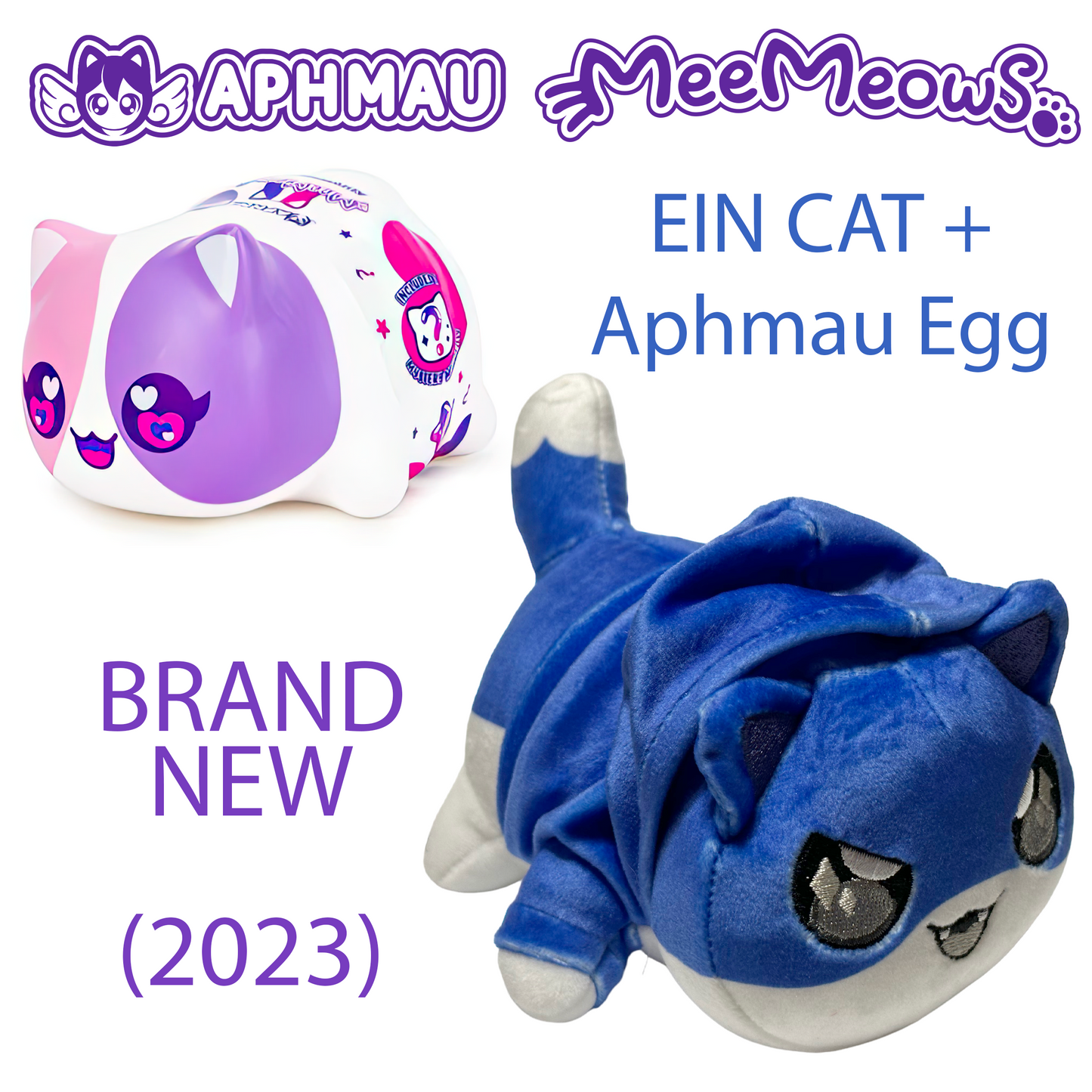 EIN CAT - Aphmau & Friends Mystery Egg (NEW) Online Exclusive Kitty Plush!