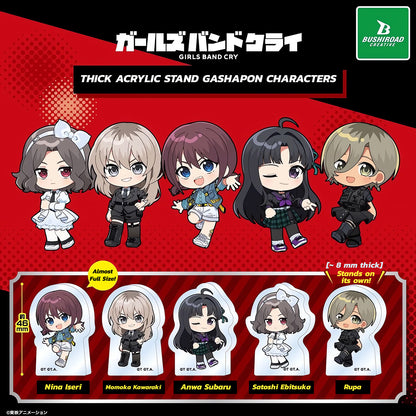 GIRLS BAND CRY Thick Acrylic Stands Gashapon (NEW) [You Choose!]