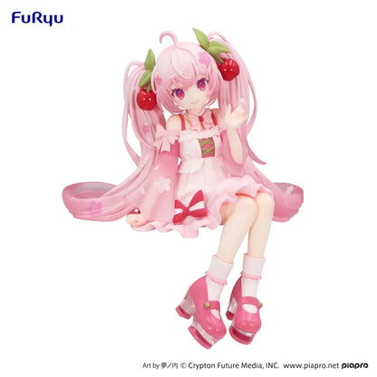 SAKURA MIKU 2025 Anime Noodle Stopper Figure (NEW) Hatsune Miku FuRyu Prize Figure