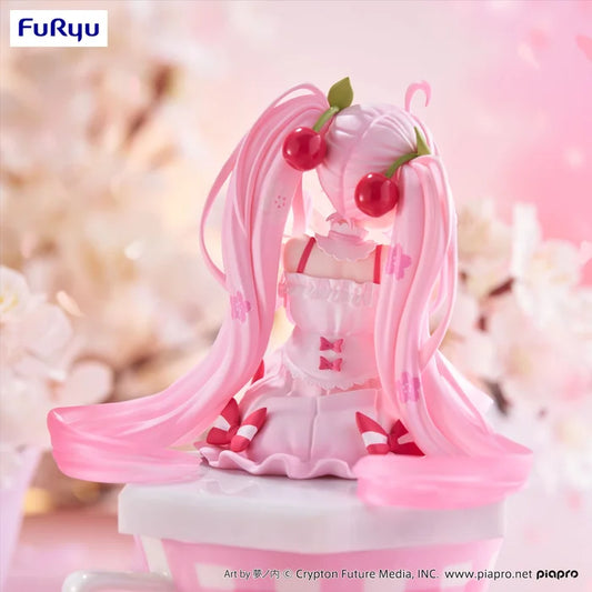 SAKURA MIKU 2025 Anime Noodle Stopper Figure (NEW) Hatsune Miku FuRyu Prize Figure