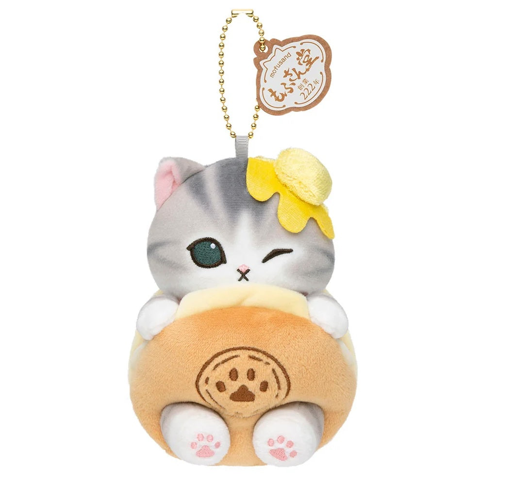 MOFUSAND Dorayaki Japanese Sweets Nyan - 5" Cat Plush (NEW) USA Ship!