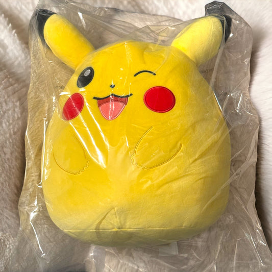 WINKING PIKACHU - 12" Squishmallow Exclusive (NEW) Pokemon Center 2023 - RARE
