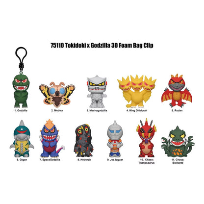 tokdoki x Godzilla Creatures Figural Bag Clip (NEW) [You Choose!]