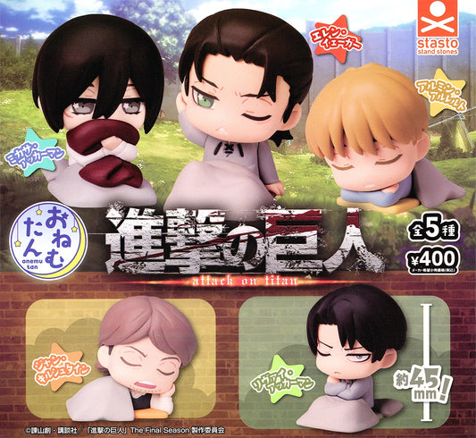 ATTACK ON TITAN - Onemutan Stasto Gashapon Gacha Figures (NEW) Choose Your Figure