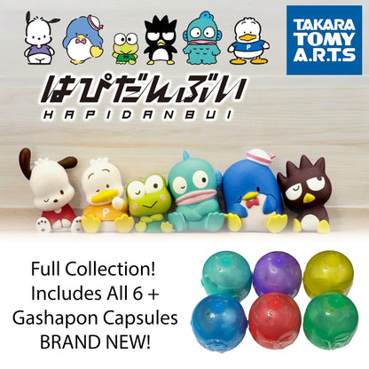 SANRIO Gashapon - Hapidanbui Characters Shoulder Leaning (NEW) FULL SET - ALL 6!