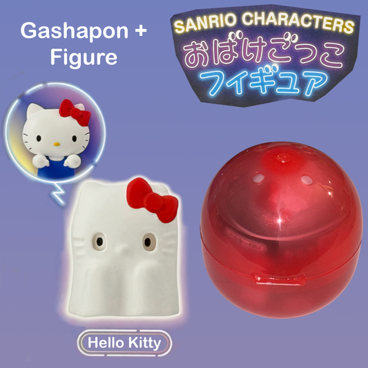 HELLO KITTY + Ghost Costume Gashapon (NEW) Sanrio Let's Act Like Ghosts Figure