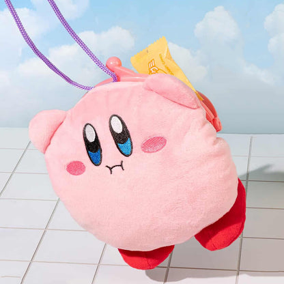 Kirby Plush Neck Pouch (Hover) - 5.5" Bag (NEW) SK JAPAN