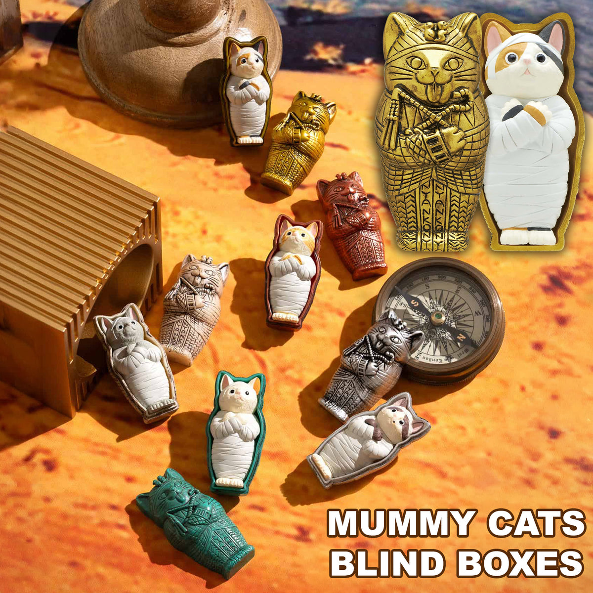 Mummy Cat Blind Box (NEW) Kitan Club [You Choose!]