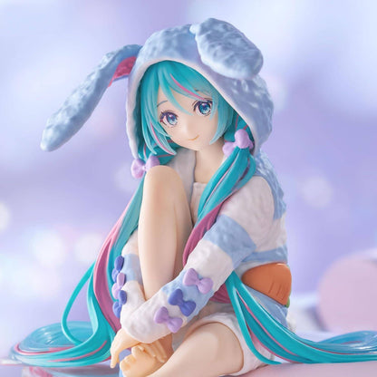 Hatsune Miku Bunny Ears in Blue Pajamas (Blue Version) FuRyu Noodle Stopper (NEW) 2025 Prize Figure