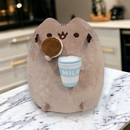 PUSHEEN with COOKIES & MILK (9" GUND Plushie) NEW Limited - It'Sugar Exclusive