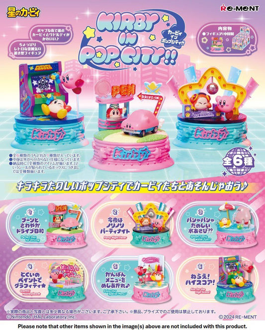 Kirby in Pop City!! RE-MENT Blind Boxes (NEW) [Choose Your Own]