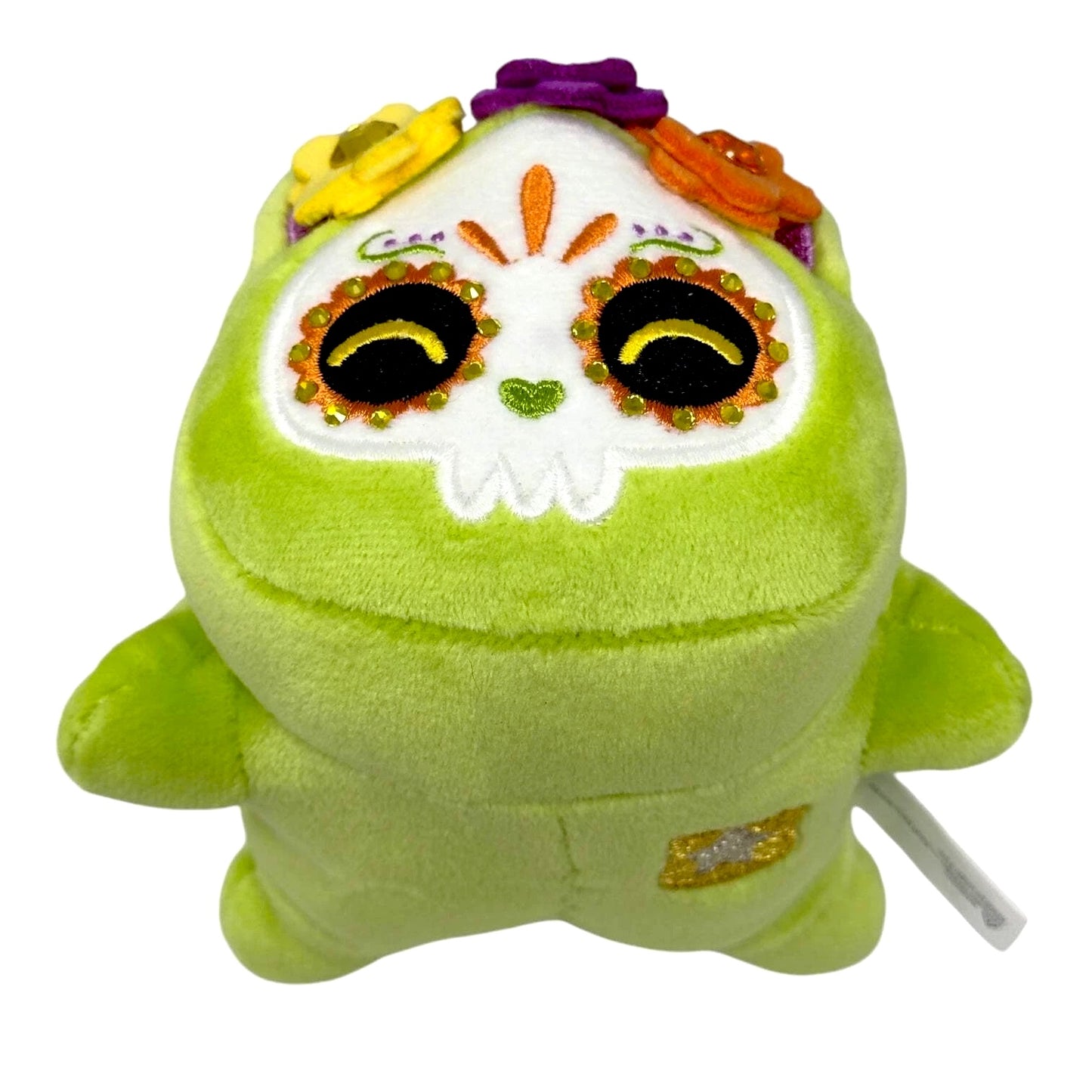GREEN SUGAR SKULL CAT - Aphmau MeeMeows HALLOWEEN 5" Plush (NEW) RARE Version!