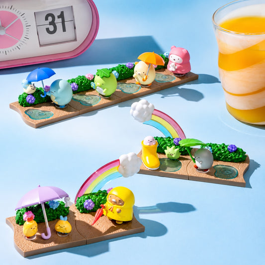 Sumikkogurashi Walking on a Rainy Day - Re-Ment Figures (NEW) [You Choose!]