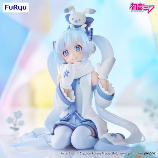 Hatsune Miku - Snow Miku Sky Town 10th Anniversary Ver. ( NEW) FuRyu Noodle Stopper Figure 2025