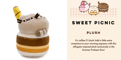 PUSHEEN Affogato Plush  (BRAND NEW) Pusheen Box Summer 2022 Exclusive Plushie