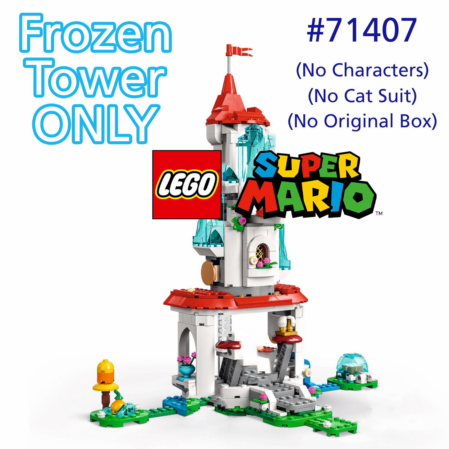 LEGO Peach FROZEN TOWER ONLY from #71407 - LEGO Super Mario (NEW) NO CHARACTERS!