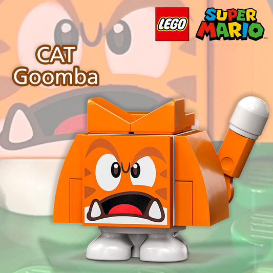 CAT GOOMBA Minifigure (LEGO Super Mario) BRAND NEW Unsealed - RARE (From #71407)
