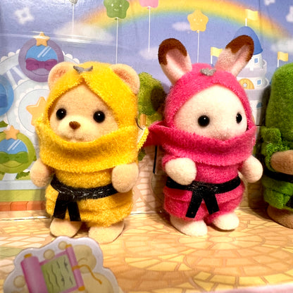 Sylvanian Families / Calico Critters - Ninja Trio - 35th Anniversary (NEW)