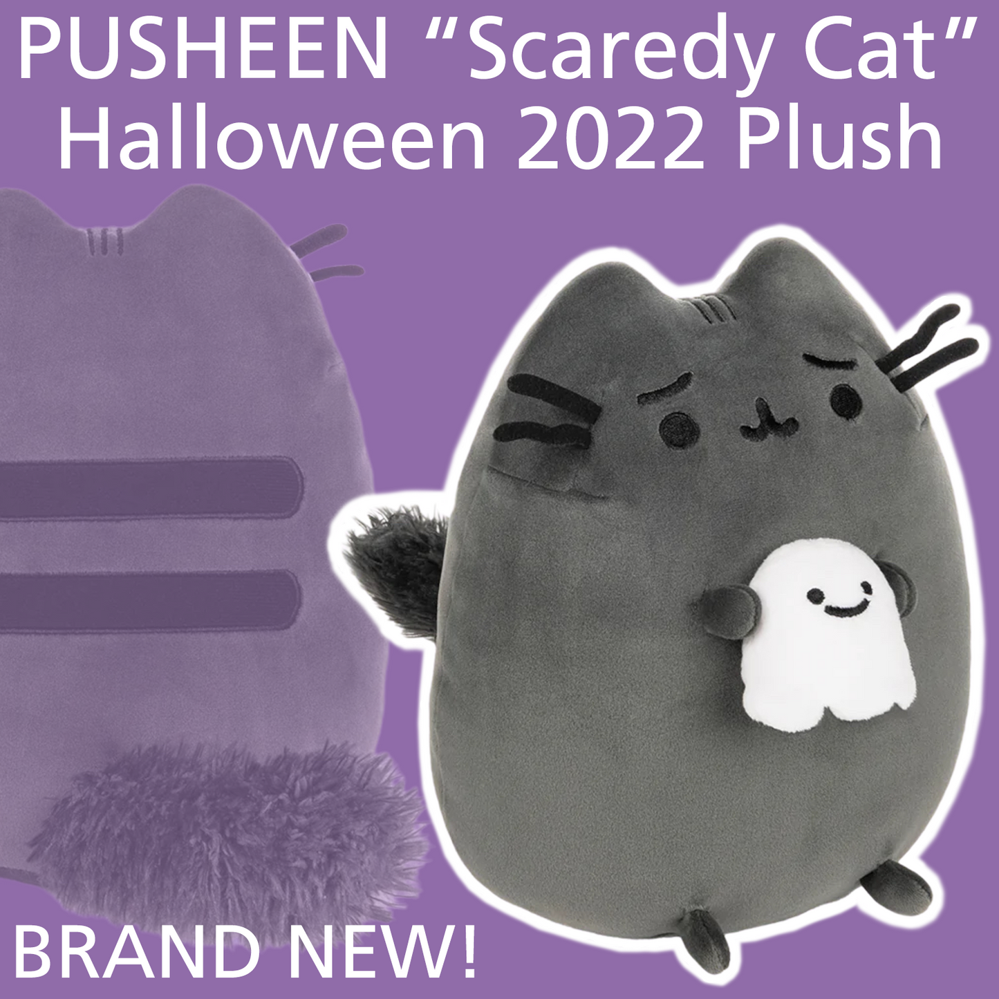 PUSHEEN Scaredy Cat Halloween Plush (9.5" GUND Plushie) NEW LIMITED EDITION 2022